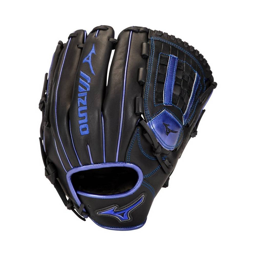 Guanti Mizuno Baseball MVP Prime SE Pitcher 12" Uomo - Nere/Blu Reale - 09478-SDJU